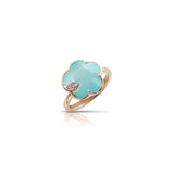 18K Rose Gold 0.04ctw Diamond Solitaire Ring