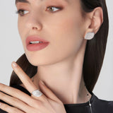 18K Rose Gold 1.54ctw Diamond Aleluia Studs