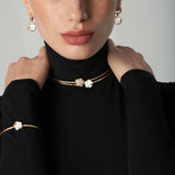 18K Rose Gold 0.29ctw Diamond Earring Jacket