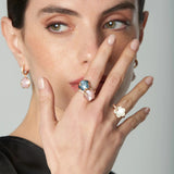 18K Rose Gold 0.22ctw Diamond Right Hand Ring Ring