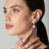 18K Rose Gold 0.30ctw Jacket Earrings