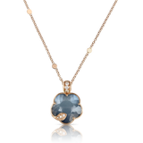 18K Rose Gold 0.11ctw Diamond Chain Necklace