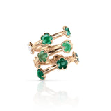 18K Rose Gold Figlia Dei Fiori Ring