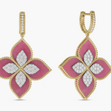 18K Two-Tone 1.49ctw Diamond Earring Jacket Ring