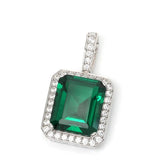 18K White Gold 0.73ctw Diamond Pendant