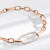 18K Rose Gold 3.95ctw Diamond Choker Necklace