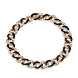 18K Rose Gold 2.25ctw Diamond Chain Bracelet