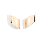 18K Rose Gold Vague Earclips Studs