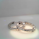 Diamond HOOPS Earring