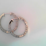 Diamond HOOPS Earring