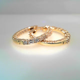 Diamond HOOPS Earring