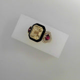 18K Rose Gold 0.62ctw Diamond Solitaire Ring