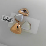 18K Rose Gold Earring Jacket Hoops