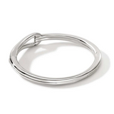 Sterling Silver Surf Hinged Bangle