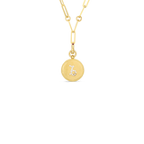 18K Yellow Gold 0.25ctw Diamond Pendant Necklace