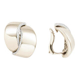 18K White Gold 0.64ctw Diamond Earring Jacket