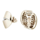 18K White Gold 0.64ctw Diamond Earring Jacket