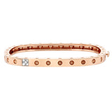 18K Rose Gold 0.07ctw Diamond Bangle