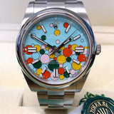 Rolex 124300 Celebrationa Dial  Oyster Perpetual Watch