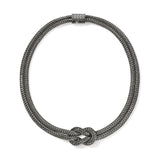 Sterling Silver Spear Flex Cuff Choker Necklace