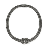 Sterling Silver Spear Flex Cuff Choker Necklace