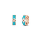 18K Rose Gold 0.06ctw Hoops Earrings