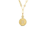 18K Yellow Gold 0.25ctw Diamond Pendant Necklace