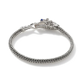 Sterling Silver Silver  Chain Naga Bracelet
