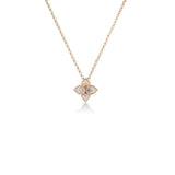 18K Rose Gold 0.06ctw Diamond Pendant Necklace