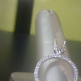 18K White Gold 1.21ctw Diamond Solitaire Ring