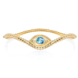 14K Yellow Gold 0.80ctw Diamond Bangle