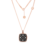 18K Rose Gold 2.38ctw Diamond Pendant Necklace