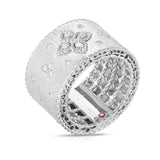 18K White Gold 0.50ctw Diamond Right Hand Ring