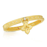 18K Yellow Gold 0.39ctw Diamond Bangle