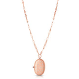 18K Rose Gold 1.45ctw Diamond Chain Necklace