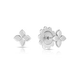 18K White Gold Studs Earrings