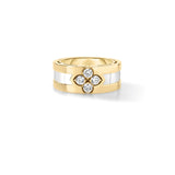 18K Yellow Gold 0.32ctw Diamond Right Hand Ring