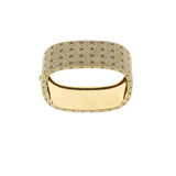 18K Yellow Gold 7.75ctw Diamond Bangle