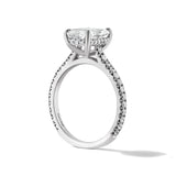 Platinum 5.87ctw Diamond Solitaire Ring