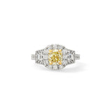 18K Yellow Gold 2.88ctw Diamond Solitaire Ring