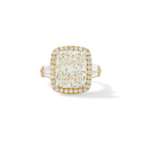 18K Yellow Gold 9.88ctw Diamond Solitaire Ring