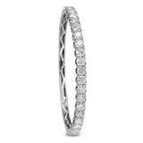 18K White Gold 6.65ctw Diamond Bangle