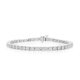 18K White Gold 12.50ctw Diamond Cuff Bracelet