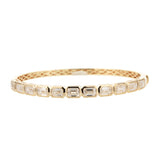 18K Yellow Gold 13.80ctw Diamond Bead Bracelet