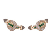 18K Yellow Gold 0.68ctw Earring Jacket