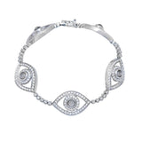 18K White Gold 2.71ctw Diamond Bracelet