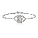 18K White Gold 2.15ctw Diamond  Bracelet