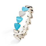 18K Rose Gold 0.64ctw Diamond Bangle