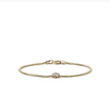 JH Essential Pavé Bracelet, Gold, Diamonds, 1.8MM