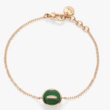 18K Rose Gold 0.03ctw Diamond Solitaire Bracelet